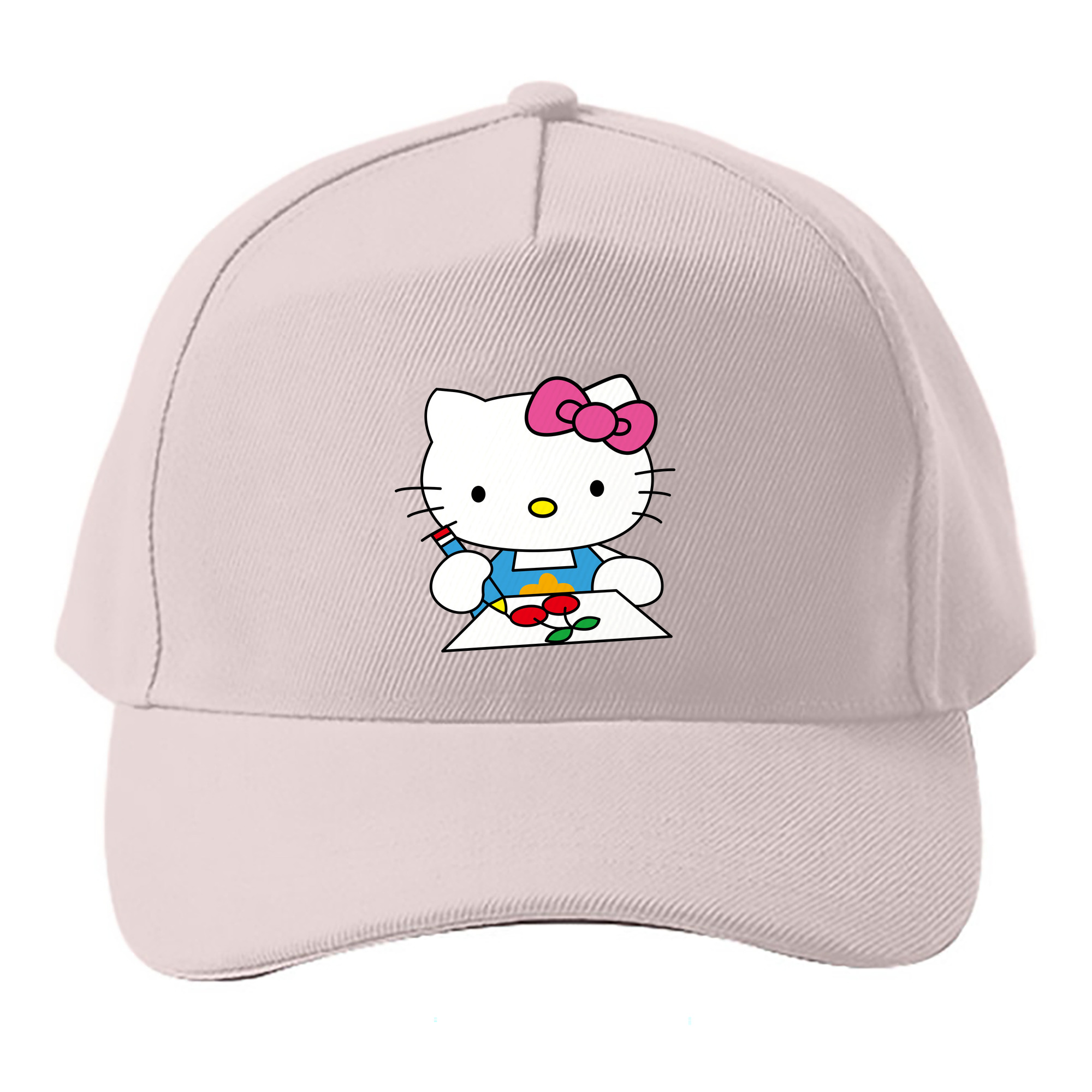 （画像用） Hello Kitty ハローキティ ベースボールキャップ 綿100％ 男女兼用 帽子 スポーツ